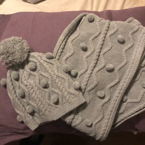 Scarf and beanie set